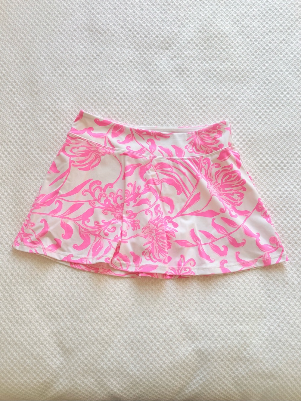 Lilly Pulitzer Aila Skort UPF 50+, Rousseau Pink Glisten in the Sun | Size Small - Picture 5 of 10